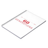 60 Generations of Grit and Grace ノートブック (左側)