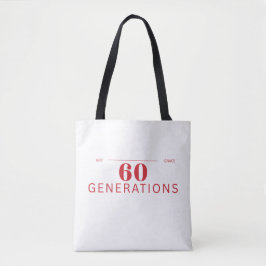 60 Generations of Grit & Grace トートバッグ