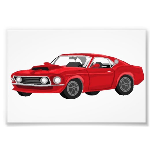 60´s muscle cars フォトプリント            (正面)