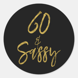 60 & Sassy SixtyとSassy ラウンドシール