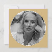 60 & Sexyブラック金ゴールド60thバースデーパーティー 招待状 (裏面)