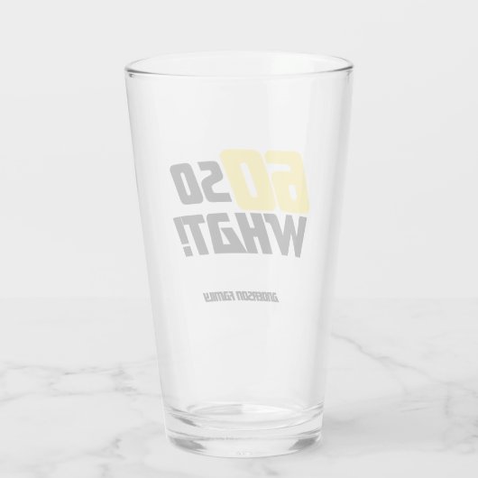 60 Soどのおもしろい引用文60番目の誕生日 タンブラーグラス (裏面)