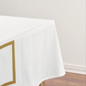 60"x104"トレードショーテーブルクロス金ゴールドブラック テーブルクロス (インサイチュ)