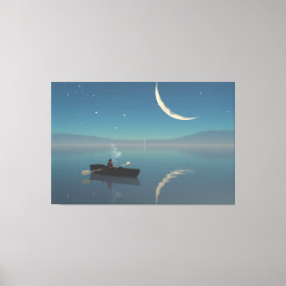 60"x40"のキャンバスアート "平和な" イメージ キャンバスプリント