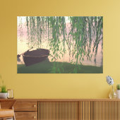 60"x40" キャンバスアート "柳の下" イメージ (インサイチュ (リビング))