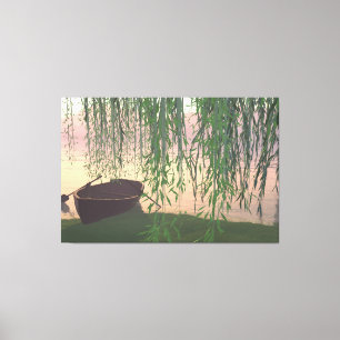 60"x40" キャンバスアート "柳の下" イメージ