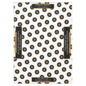 60"X84"トレードショーテーブルクロスのロゴ金ゴールドホワイト テーブルクロス (正面)