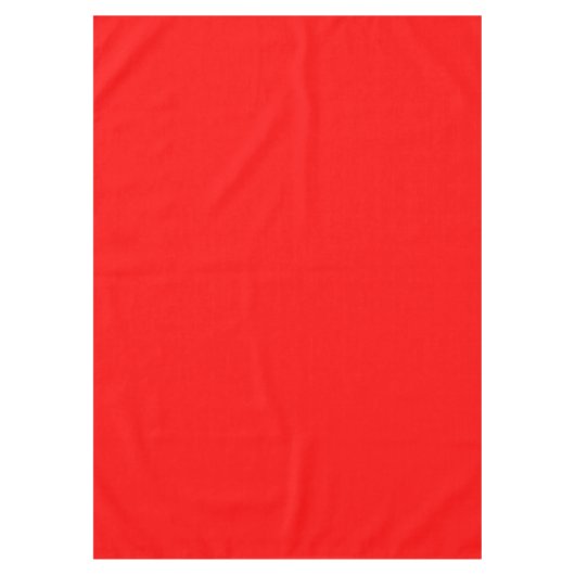 60"x84"赤いテーブルクロスのデザイン テーブルクロス (正面)