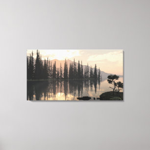 60" x 40"キャンバスアートw' "栄光の朝"イメージ キャンバスプリント