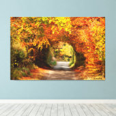 60" x 40"キャンバスイエローボグキルカレン キャンバスプリント (インサイチュ (ウッドフロア))