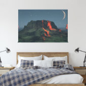 60" x 40" Canvas Art w' "Desert Monuments" image キャンバスプリント (インサイチュ (寝室))