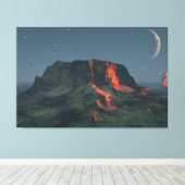 60" x 40" Canvas Art w' "Desert Monuments" image キャンバスプリント (インサイチュ (ウッドフロア))