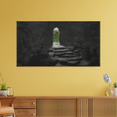 60" x 40" Canvas Art w' "Gateway to 2024"イメージ キャンバスプリント (インサイチュ (リビング))