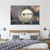 60" x 40" Canvas Art w' "Portal in Time" image キャンバスプリント (インサイチュ (寝室))