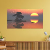 60" x 40" Canvas Art with "Dayspring" image キャンバスプリント (インサイチュ (リビング))