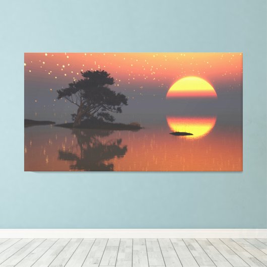 60" x 40" Canvas Art with "Dayspring" image キャンバスプリント (インサイチュ (ウッドフロア))