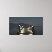 60" x 40" Canvas Art with "Dockside" image キャンバスプリント (正面)