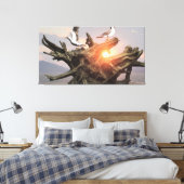 60" x 40" Canvas Art with "Driftwood" image キャンバスプリント (インサイチュ (寝室))