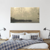 60" x 40" Canvas Art with "Foggy Dawn" image キャンバスプリント (インサイチュ (寝室))