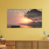 60" x 40" Canvas Art with "Misty Island" image キャンバスプリント (インサイチュ (リビング))