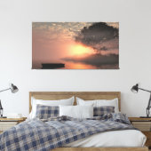 60" x 40" Canvas Art with "Misty Island" image キャンバスプリント (インサイチュ (寝室))