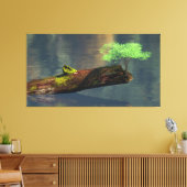 60" x 40" Canvas Art with "Rebirth (Green)" image キャンバスプリント (インサイチュ (リビング))