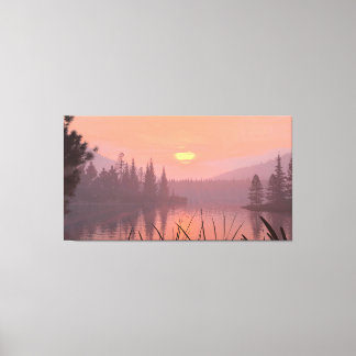 60" x 40" Canvas Art with "Sunrise" image キャンバスプリント