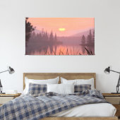 60" x 40" Canvas Art with "Sunrise" image キャンバスプリント (インサイチュ (寝室))