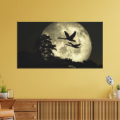 60 x 40 Canvas Art with "Swans in the Moon" image キャンバスプリント (インサイチュ (リビング))