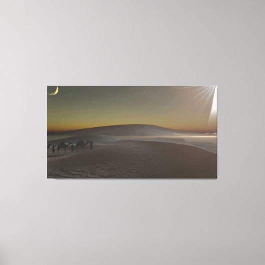 60' x 40'' Canvas Art with "Yonder Star"イメージ キャンバスプリント (正面)