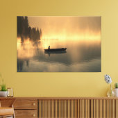 60" x 40" Canvas w' "Quiet Time" Image キャンバスプリント (インサイチュ (リビング))