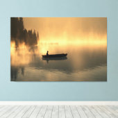 60" x 40" Canvas w' "Quiet Time" Image キャンバスプリント (インサイチュ (ウッドフロア))