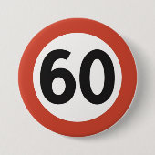 60 years old button 缶バッジ (正面)