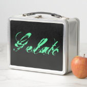 60ies 60s 60er Style Gelato Ice neon-green メタルランチボックス (インサイチュ)