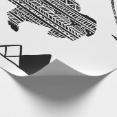 60lbラッピング紙ボホバッファロートライバルパテ ラッピングペーパー (角)