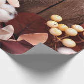 60lbラッピング紙転がコットンブランチDark Woo ラッピングペーパー (角)