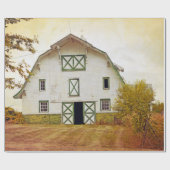 60lbラッピング紙転がサンセットバーンカントリールスティ ラッピングペーパー (フラット)