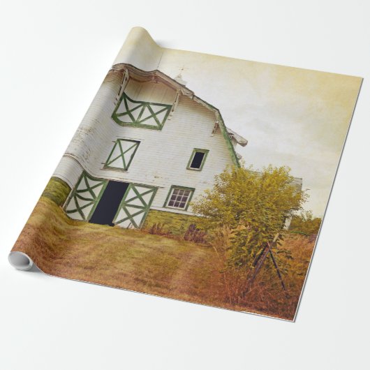 60lbラッピング紙転がサンセットバーンカントリールスティ ラッピングペーパー (アンロールド)
