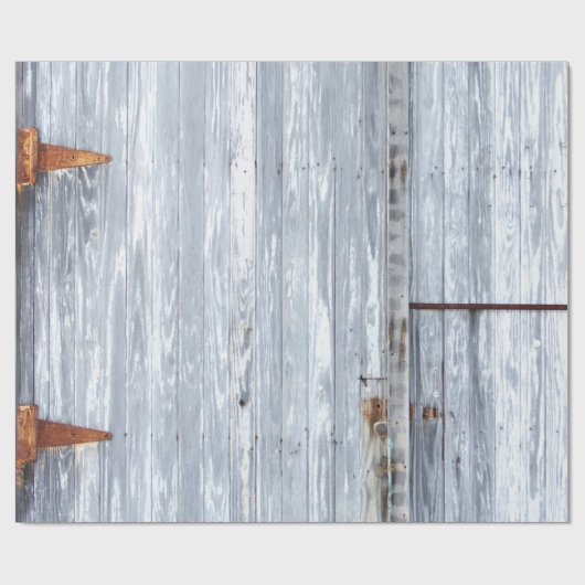 60lbラッピング紙転がホワートウォッシュウッドバーンドア ラッピングペーパー (フラット)