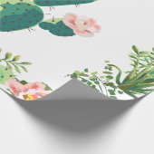 60lbラッピング紙転がボヘミアサボテン ラッピングペーパー (角)