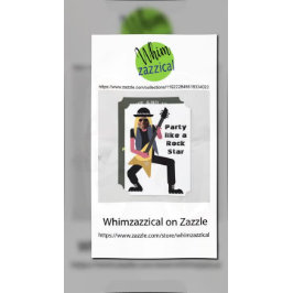 60Mens 🎸🤣ロックスター誕生日ギターファンキーおもしろい 招待状