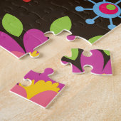 60sカッコいいスタイル平和と愛 ジグソーパズル (側面)