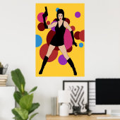 60sスパイガール ポスター (ホームオフィス)