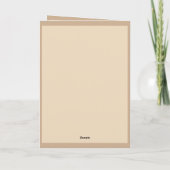 60sヒッパイフラワーガール誕生日カード カード (裏面)