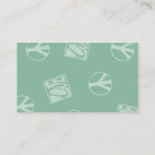 60sヒッピーパーティー赤ちゃんシャワー – おむつラッフル エンクロージャーカード (裏面)