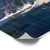 60sピーターマックススタイルグレイシャーナショナルパークモンタナ ポスター (角)