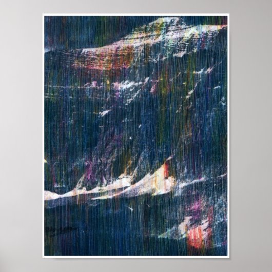 60sピーターマックススタイルグレイシャーナショナルパークモンタナ ポスター (正面)