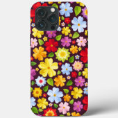 60sフラワーパワーヒッピーiPhone | Hippie iPhone 13 Case-Mate iPhoneケース (裏面)