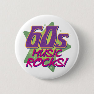 60sミュージックロック！ 缶バッジ