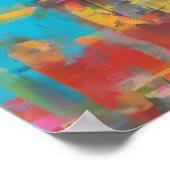 60sミートポップ・アートのアート、ホームデコレーション ポスター (角)